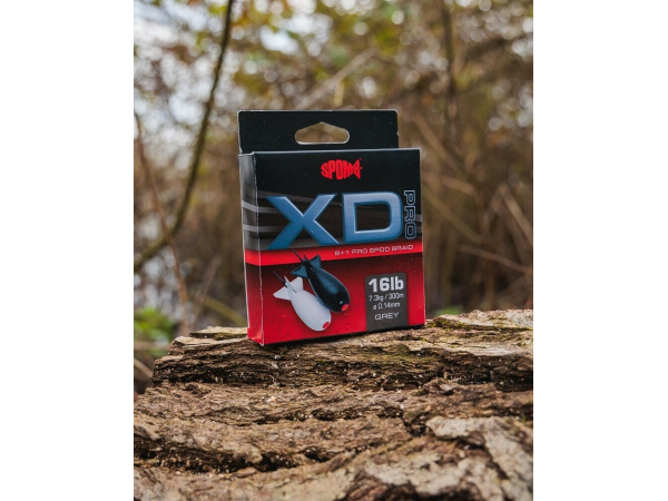 SPOMB - Splétaná Šňůra XD Pro Braid Grey, 300 m