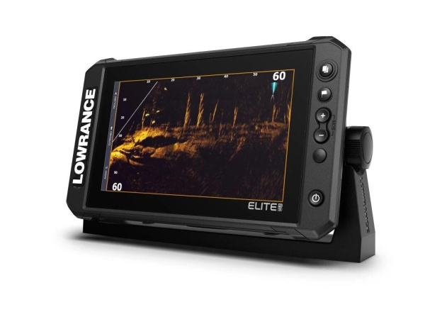 Lowrance - Sonar Elite FS 9 se sondou Active Imaging 3v1 + baterie 12V/7Ah + nabíječka Geti 6A 12V