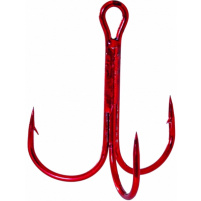 ICE Fish - Trojháček s mořskou úpravou červený - vel : 4. 5 ks