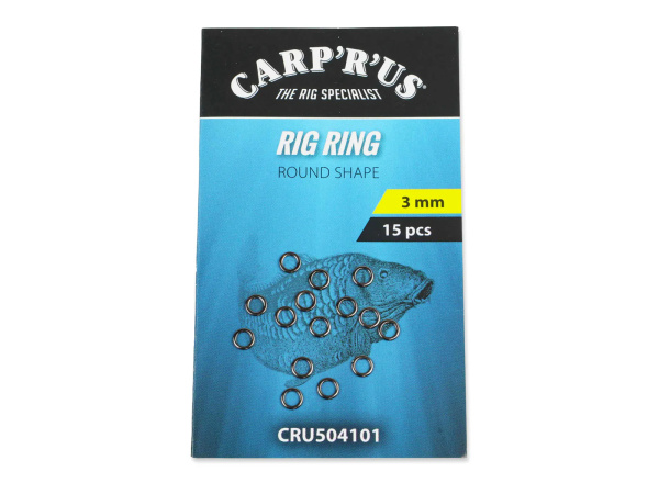 Carp'R'Us Kroužky na návazce Rig Rings 3mm, 15ks