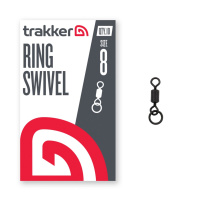 Trakker Products Trakker Obratlíky s kroužkem Ring Swivel vel.8, 10ks
