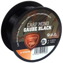 Giants fishing Vlasec Carp Mono Gaube Black, 1200m