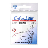 Gamakatsu Háčky Hook Worm 36 /0 (SPR) (Black) Vel. 3/0