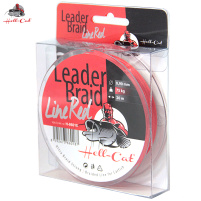 Hell-Cat Návazcová šňůra Leader Braid Line Red - 0,90mm / 75kg, 20m