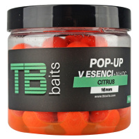 TB baits - Dipované Pop Up 16mm 120g - orange citrus + NHDC