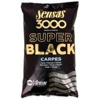 Sensas - Krmítková směs 3000 Super Black Carp, 1kg