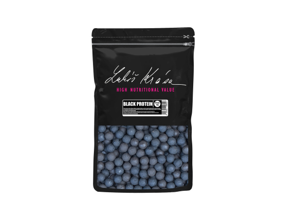 LK Baits Lukas Krasa Boilies Black Protein 1kg 20mm - AKCE!