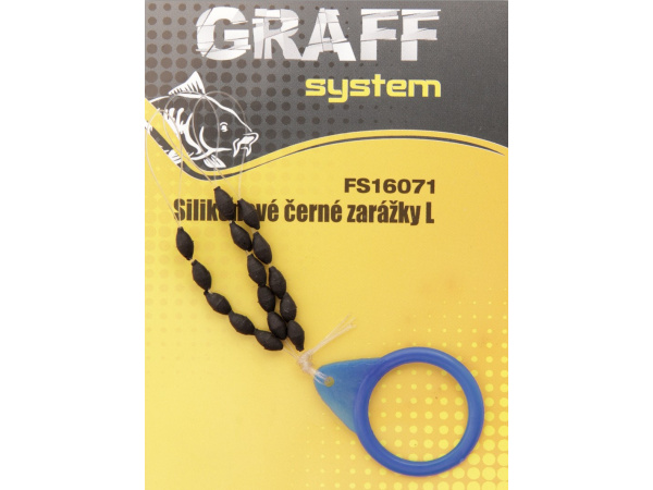 GRAFF - Zarážky silikonové černé malé