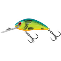 Salmo - Wobler Rattlin hornet Floating 5,5cm - Chartreuse Blue